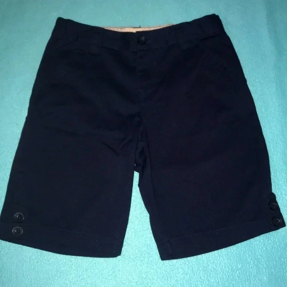 CHEROKEE school uniforms navy blue adjustable waistband shorts NEW size 12 - Picture 1 of 5